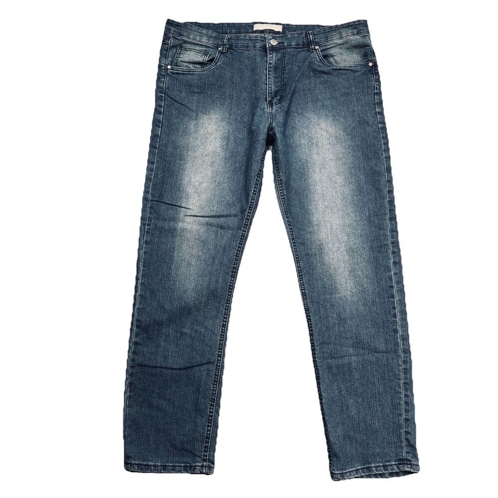 Refinery Republic Tapered Jeans Mens 40x32 Measures 41x30.5 Blue Denim